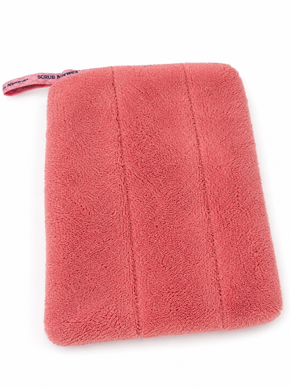 Norwex Coral Pink Microfiber Scrub Mitt